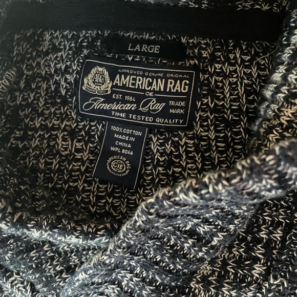 Men’s shawl collar sweater - Picture 3 of 3